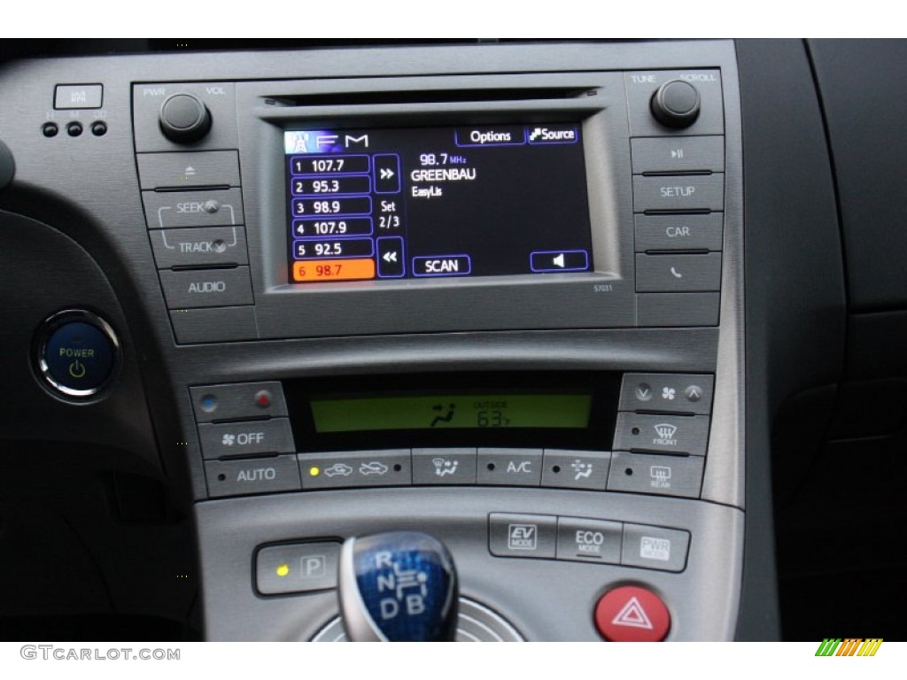 2012 Toyota Prius 3rd Gen Three Hybrid Controls Photo #77686008