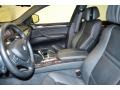 2009 BMW X6 Black Nevada Leather Interior Front Seat Photo