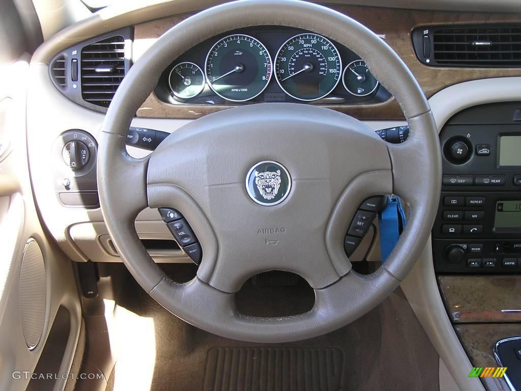 2002 X-Type 3.0 - Adriatic Blue Metallic / Ivory photo #9