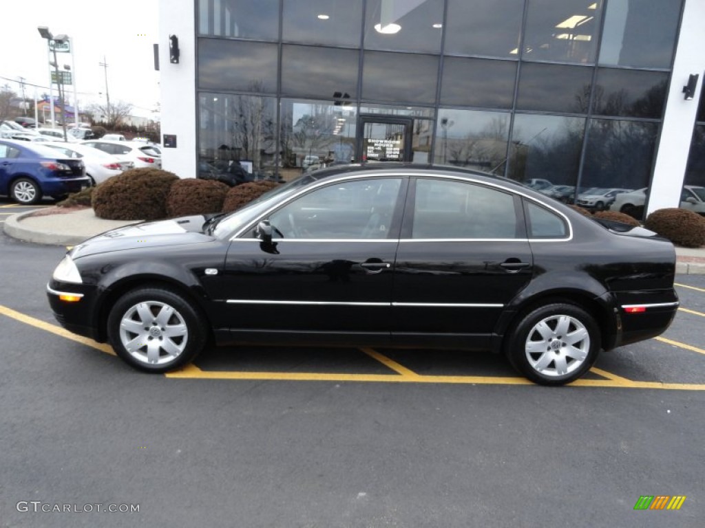 Black 2003 Volkswagen Passat GLX Sedan Exterior Photo #77687002