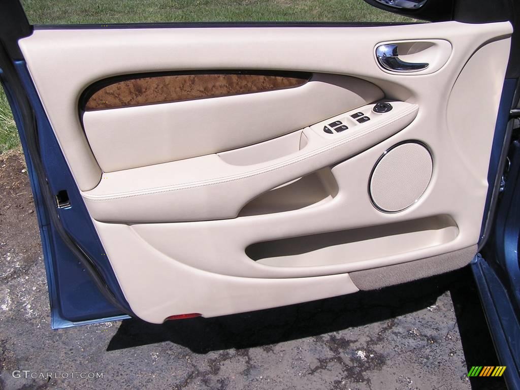 2002 X-Type 3.0 - Adriatic Blue Metallic / Ivory photo #12