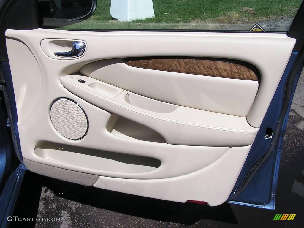 2002 X-Type 3.0 - Adriatic Blue Metallic / Ivory photo #14