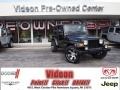 Black 2004 Jeep Wrangler Rubicon 4x4