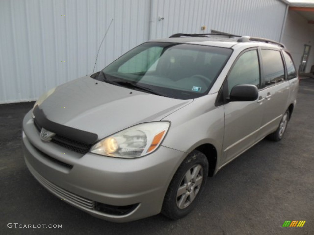 Silver Shadow Pearl 2004 Toyota Sienna LE Exterior Photo #77687760