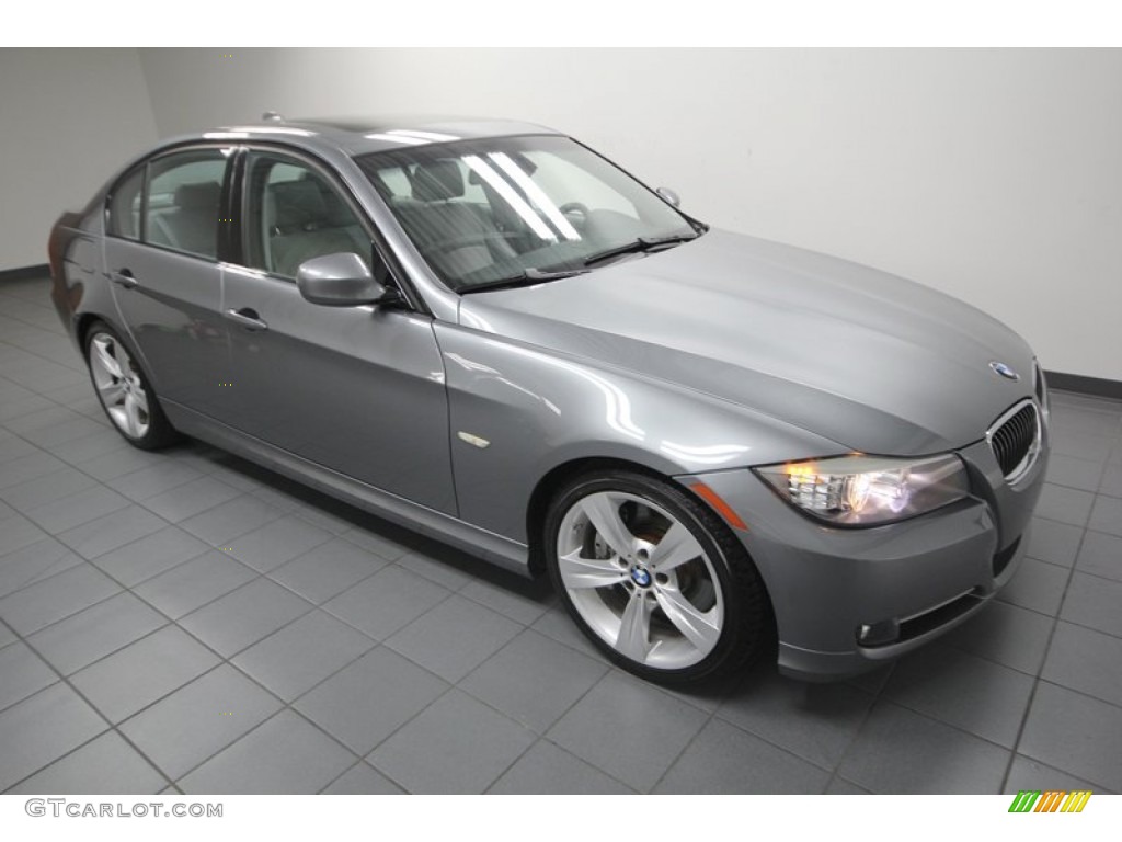 2009 3 Series 335i Sedan - Space Grey Metallic / Grey photo #8