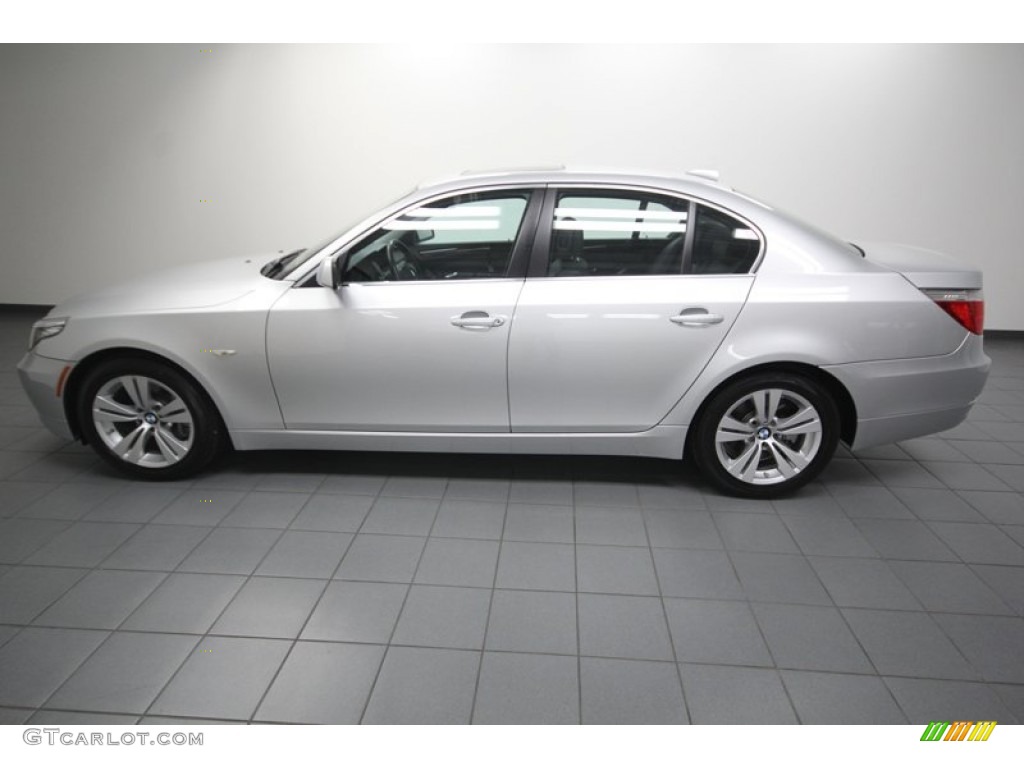 Titanium Silver Metallic 2010 BMW 5 Series 528i Sedan Exterior Photo #77688453