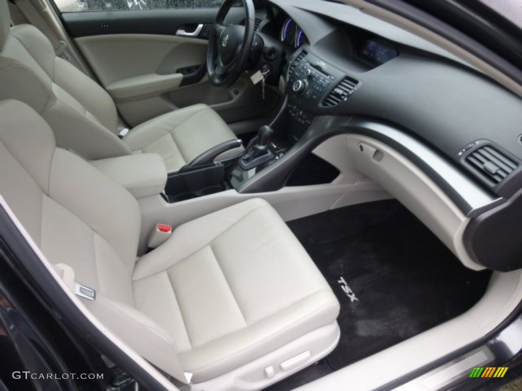 Taupe Interior 2012 Acura TSX Sedan Photo #77688666