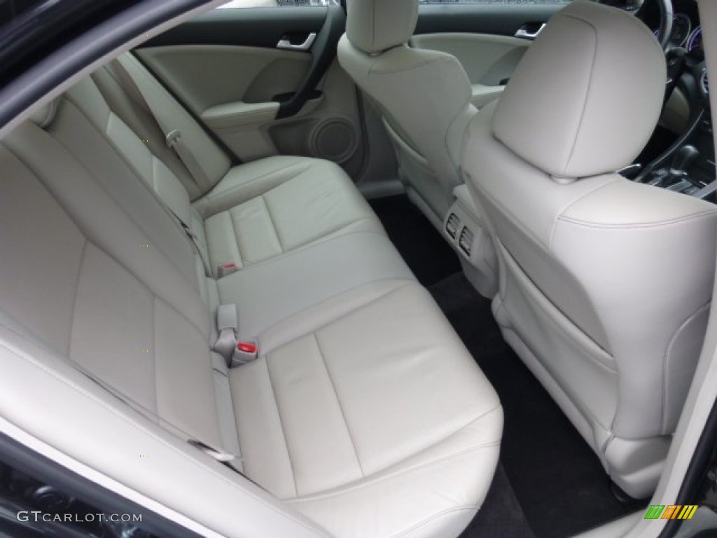 Taupe Interior 2012 Acura TSX Sedan Photo #77688711