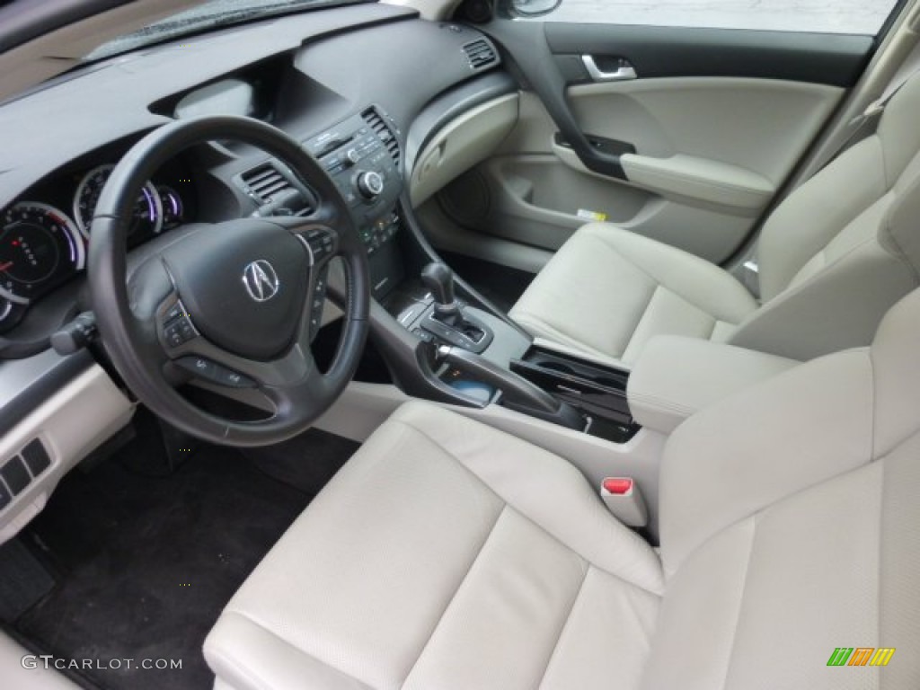 Taupe Interior 2012 Acura TSX Sedan Photo #77688753