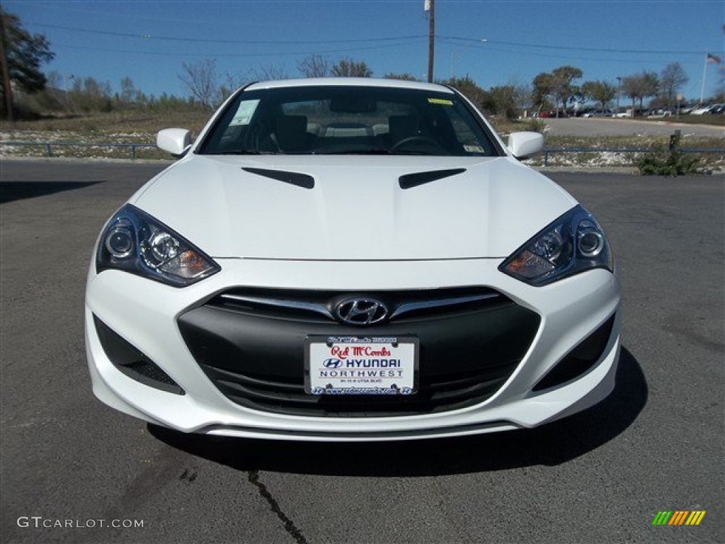 2013 Genesis Coupe 2.0T - White Satin Pearl / Gray Leather/Gray Cloth photo #1