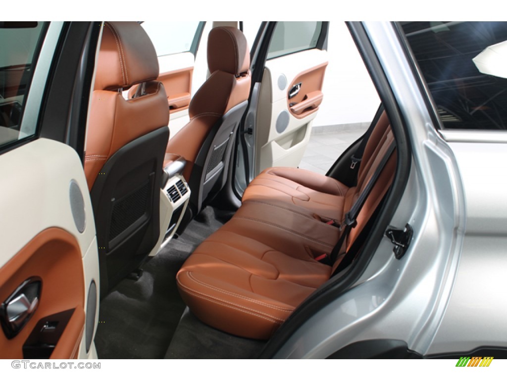 Tan/Ivory/Espresso Interior 2012 Land Rover Range Rover Evoque Prestige Photo #77689404