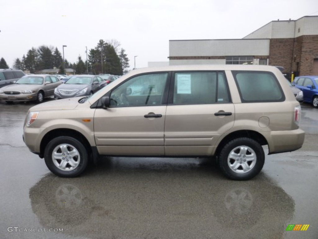 Desert Rock Metallic 2007 Honda Pilot LX 4WD Exterior Photo #77689599