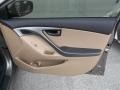 Beige 2013 Hyundai Elantra GLS Door Panel