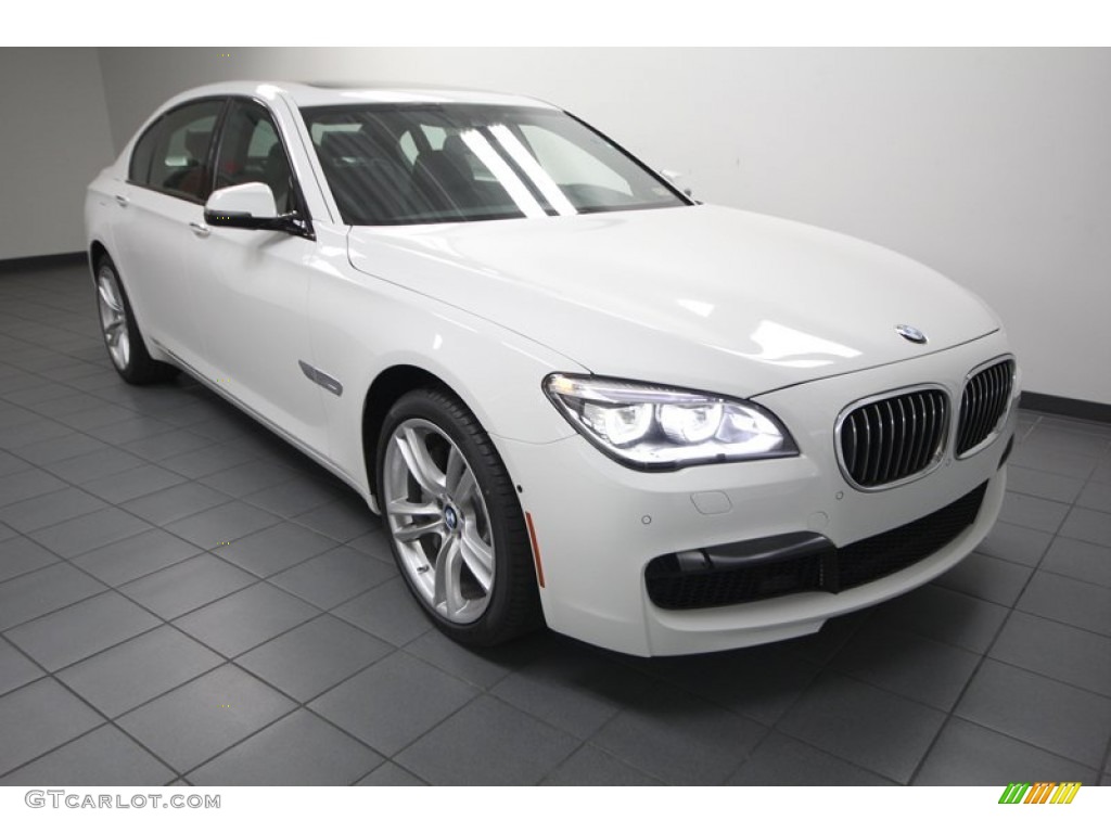 2013 7 Series 750Li Sedan - Alpine White / Black photo #1
