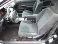 Black 2005 Honda Civic EX Coupe Interior Color