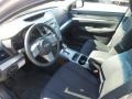 Off-Black 2011 Subaru Legacy 2.5i Premium Interior Color