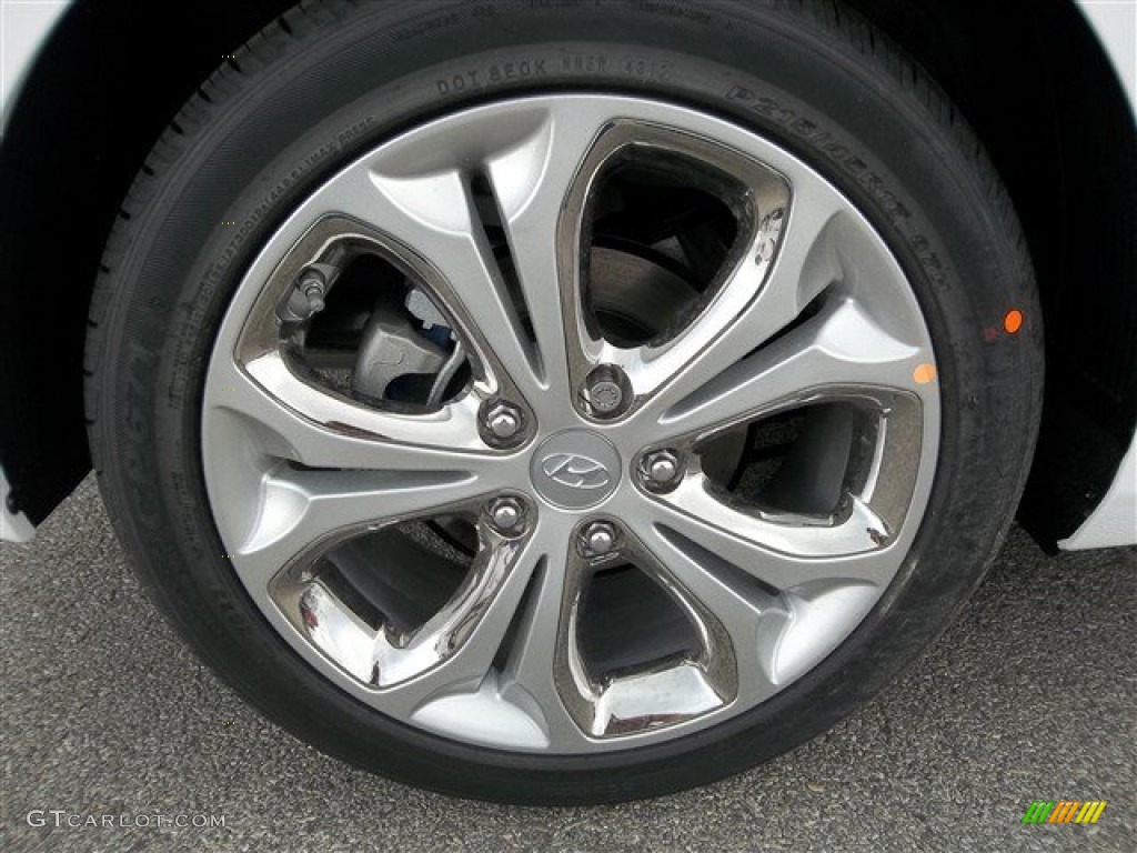 2013 Elantra GT - Monaco White / Beige photo #15