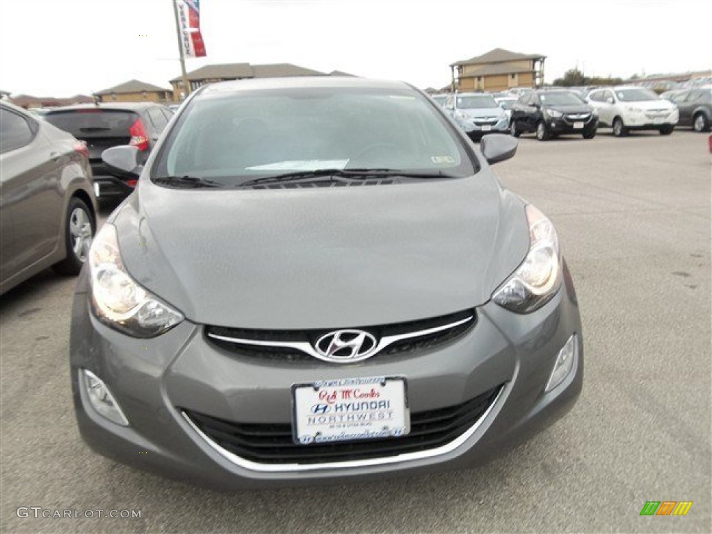 2013 Elantra GLS - Harbor Gray Metallic / Gray photo #1