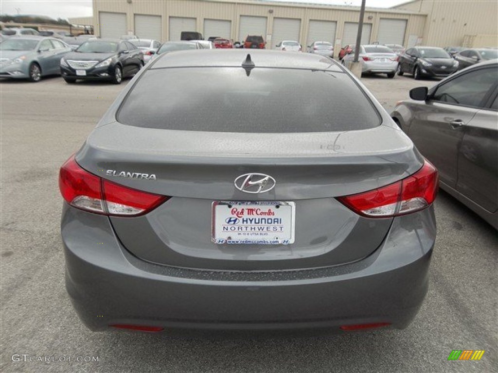 2013 Elantra GLS - Harbor Gray Metallic / Gray photo #3