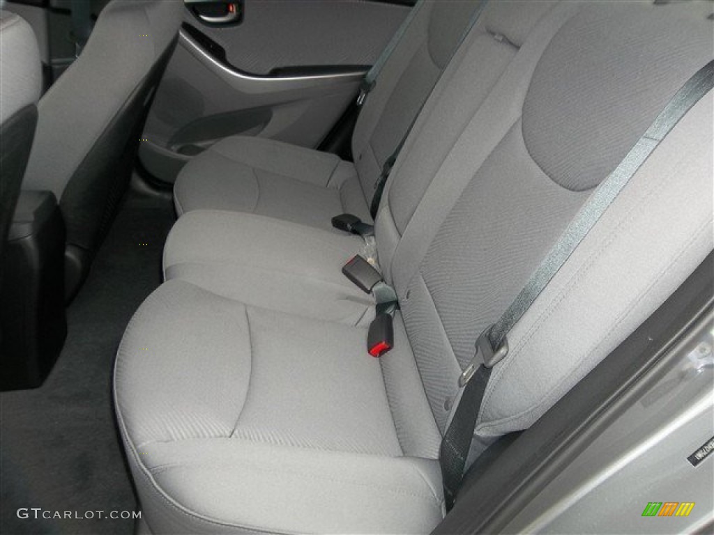 2013 Elantra GLS - Harbor Gray Metallic / Gray photo #9