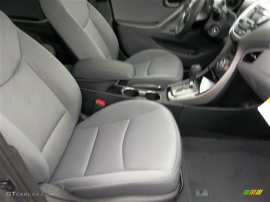 2013 Elantra GLS - Harbor Gray Metallic / Gray photo #11