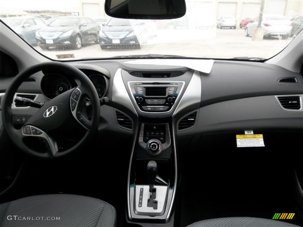 2013 Elantra GLS - Harbor Gray Metallic / Gray photo #12