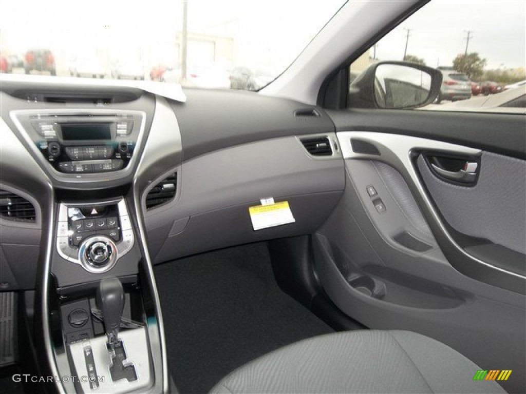 2013 Elantra GLS - Harbor Gray Metallic / Gray photo #13