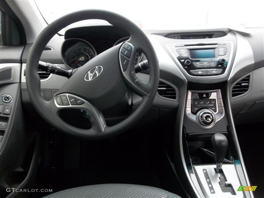 2013 Elantra GLS - Harbor Gray Metallic / Gray photo #15