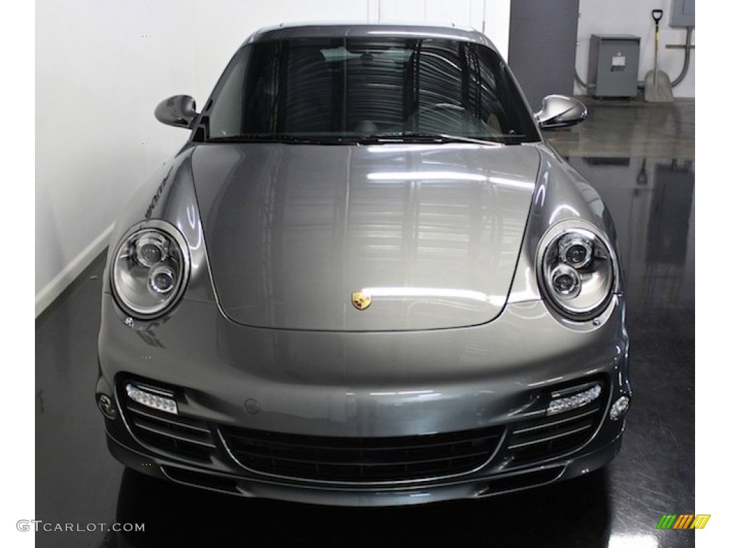 Meteor Grey Metallic 2012 Porsche 911 Turbo S Coupe Exterior Photo #77691769