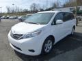 2012 Super White Toyota Sienna   photo #3