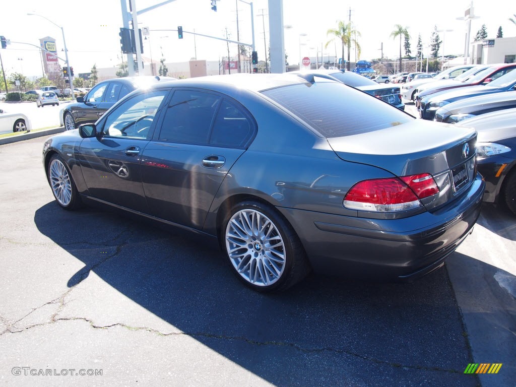 2007 7 Series 750i Sedan - Titanium Grey Metallic / Black photo #9