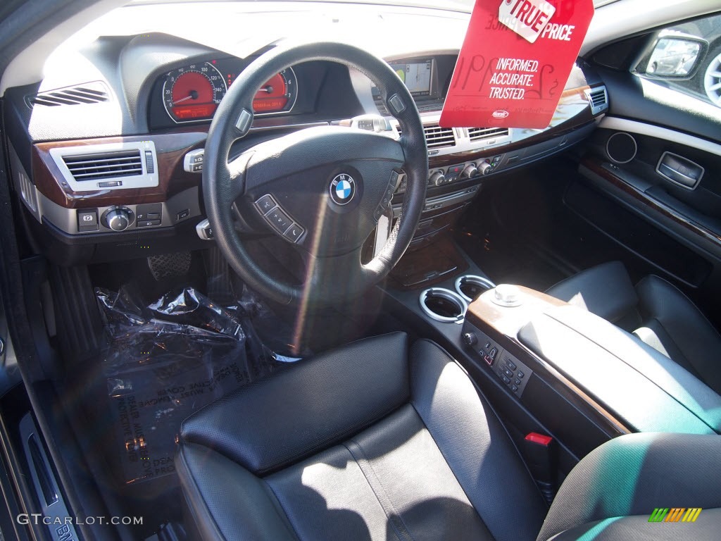 2007 7 Series 750i Sedan - Titanium Grey Metallic / Black photo #15