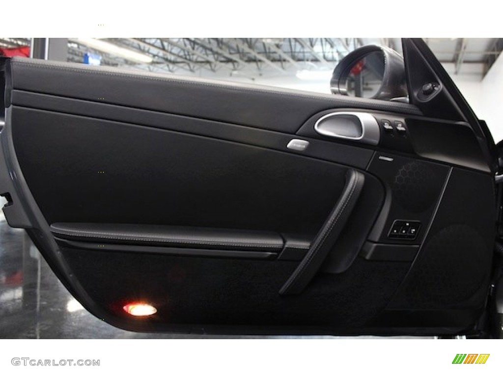 2012 Porsche 911 Turbo S Coupe Black Door Panel Photo #77692069