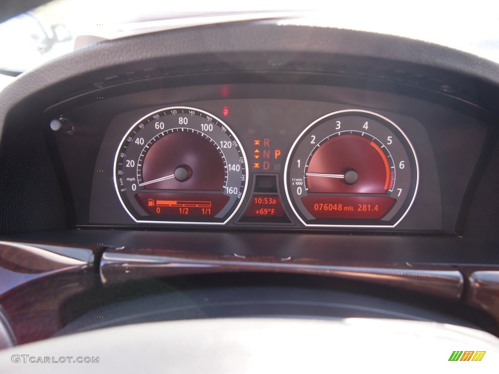 2007 7 Series 750i Sedan - Titanium Grey Metallic / Black photo #18