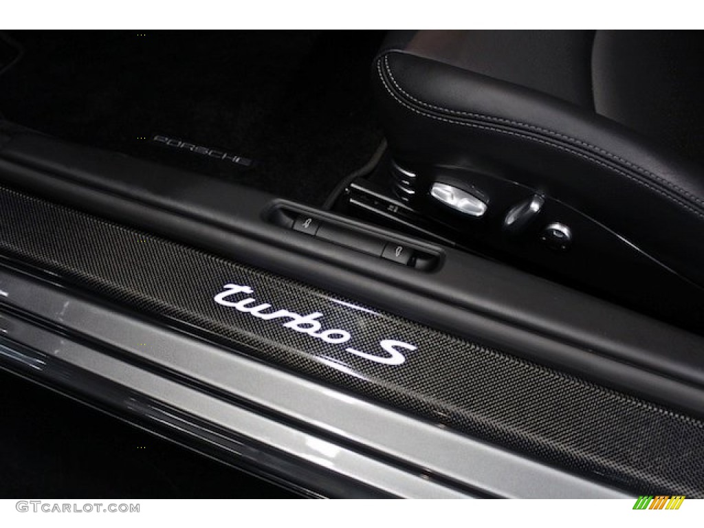 2012 911 Turbo S Coupe - Meteor Grey Metallic / Black photo #28