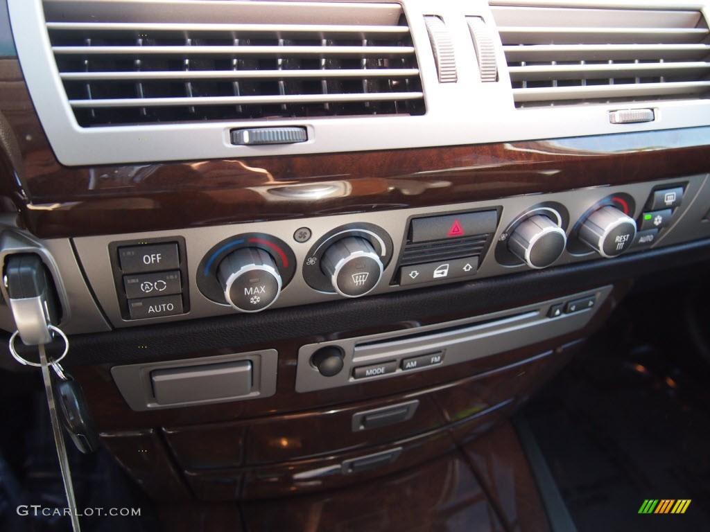 2007 7 Series 750i Sedan - Titanium Grey Metallic / Black photo #22