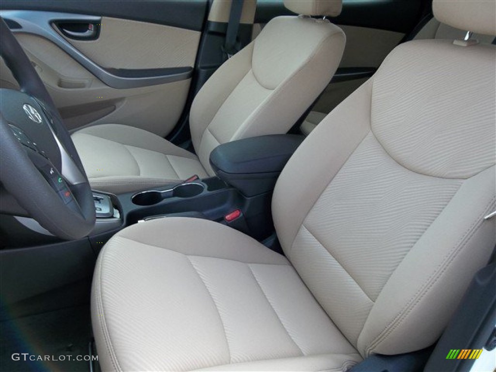 2013 Hyundai Elantra GLS Front Seat Photo #77692189