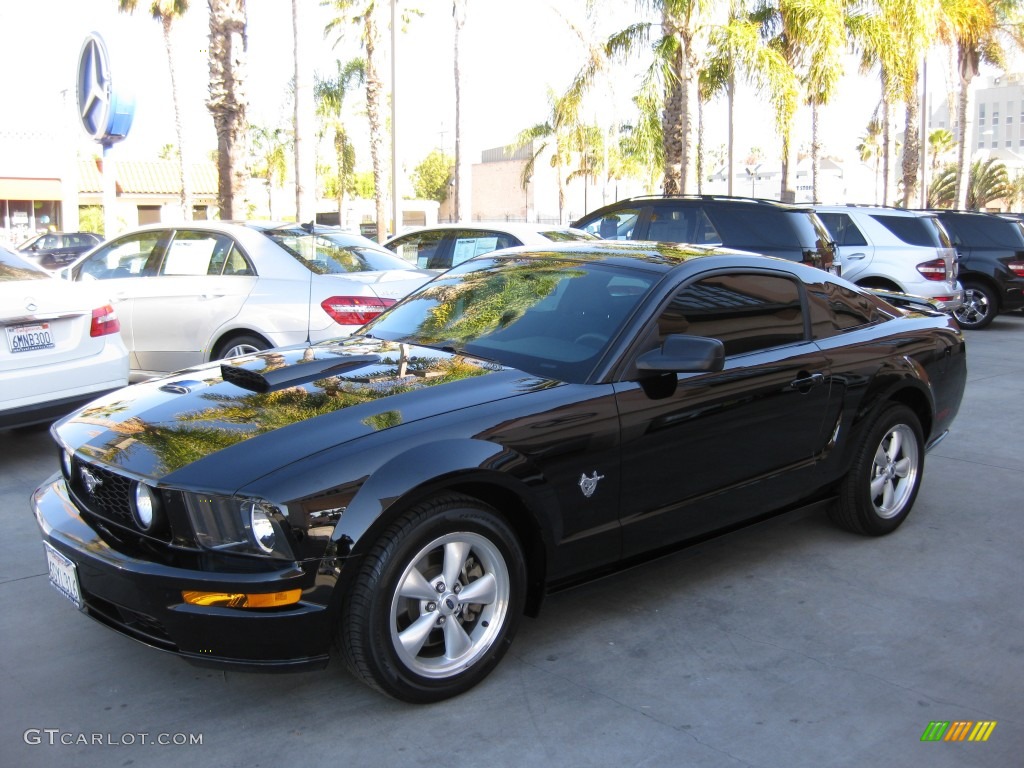 Black 2009 Ford Mustang GT Premium Coupe Exterior Photo #77692203