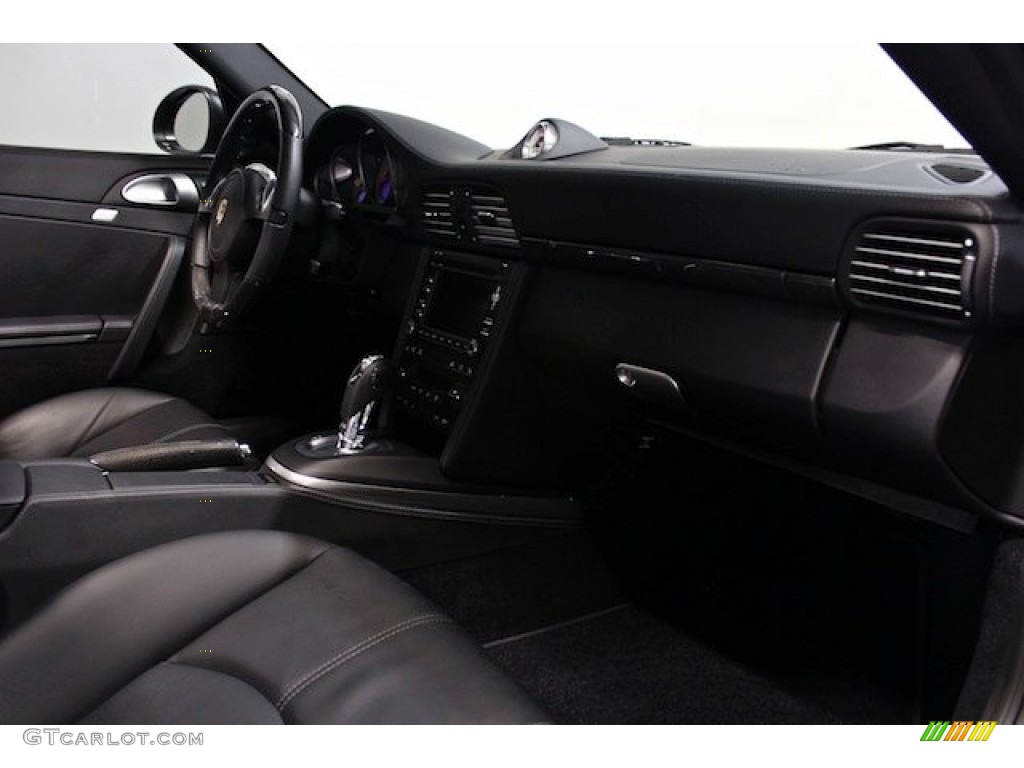 2012 911 Turbo S Coupe - Meteor Grey Metallic / Black photo #37