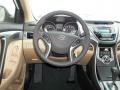 Beige 2013 Hyundai Elantra GLS Steering Wheel