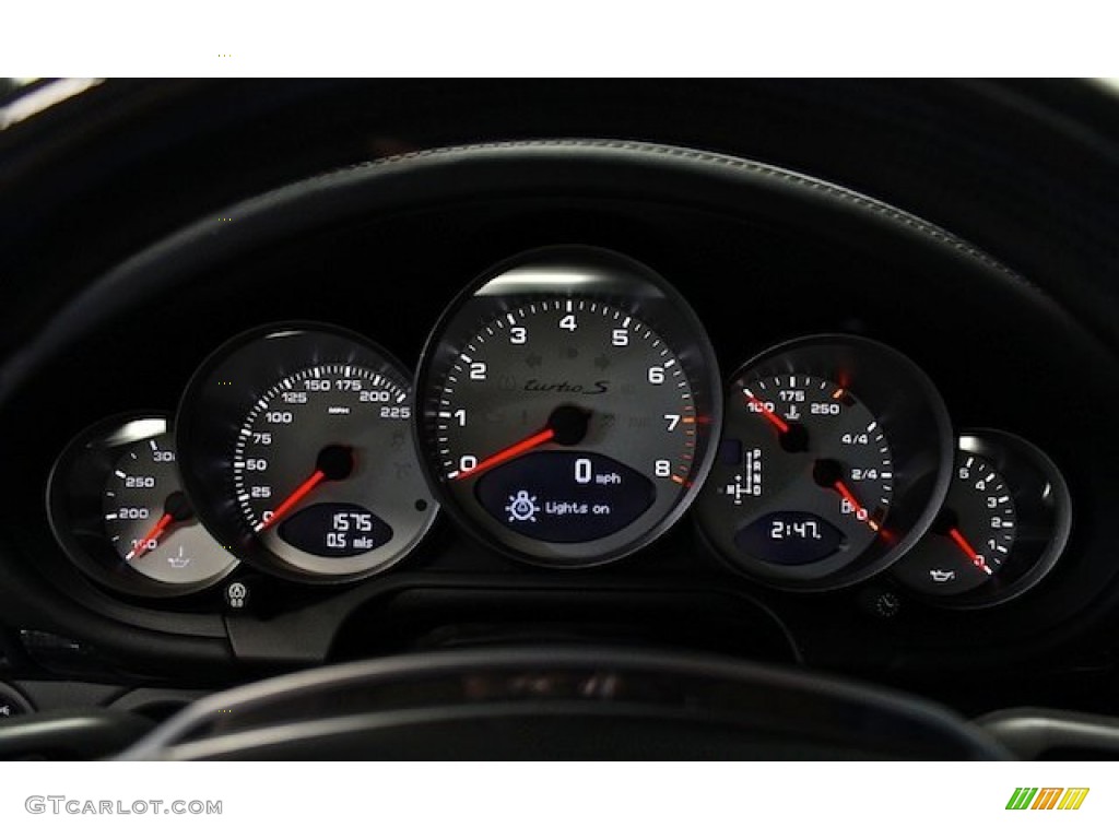 2012 Porsche 911 Turbo S Coupe Gauges Photo #77692381