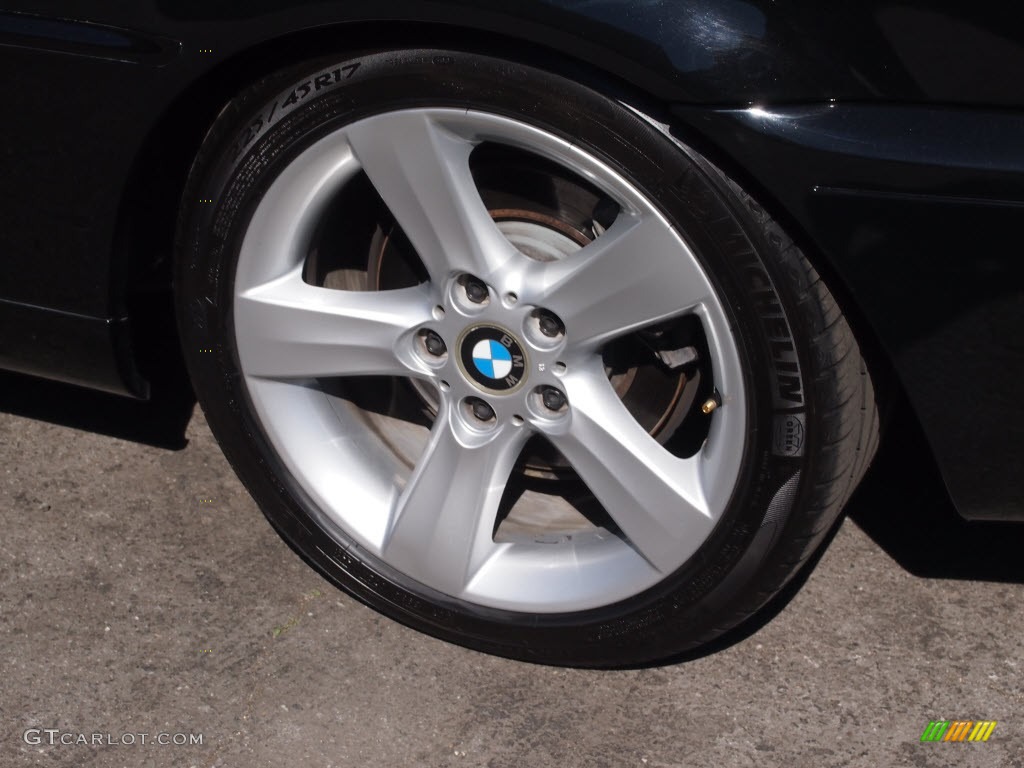 2006 3 Series 325i Convertible - Jet Black / Black photo #9