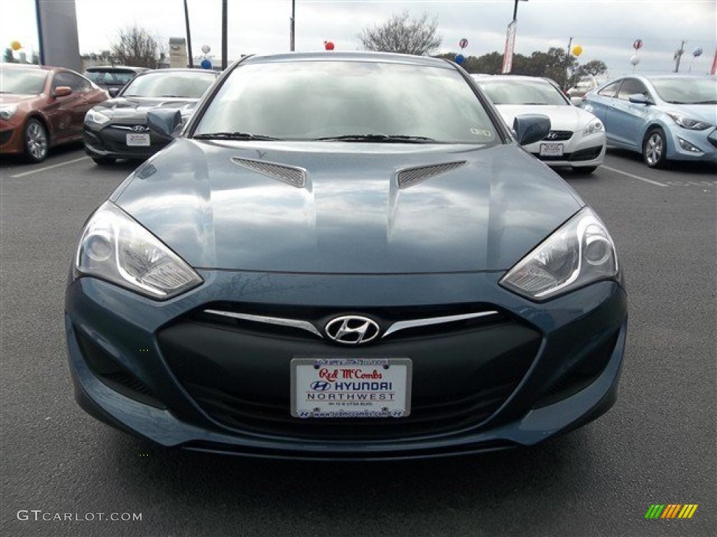 2013 Genesis Coupe 2.0T - Parabolica Blue / Gray Leather/Gray Cloth photo #1