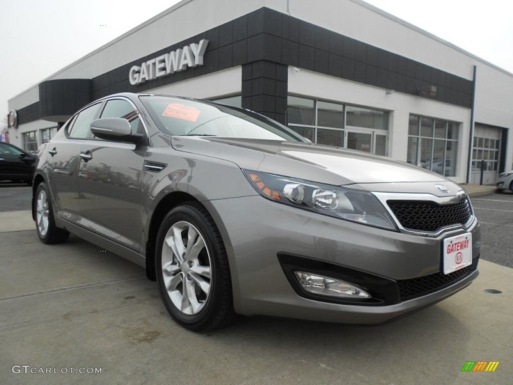 2013 Optima EX - Titanium Silver Metallic / Gray photo #3