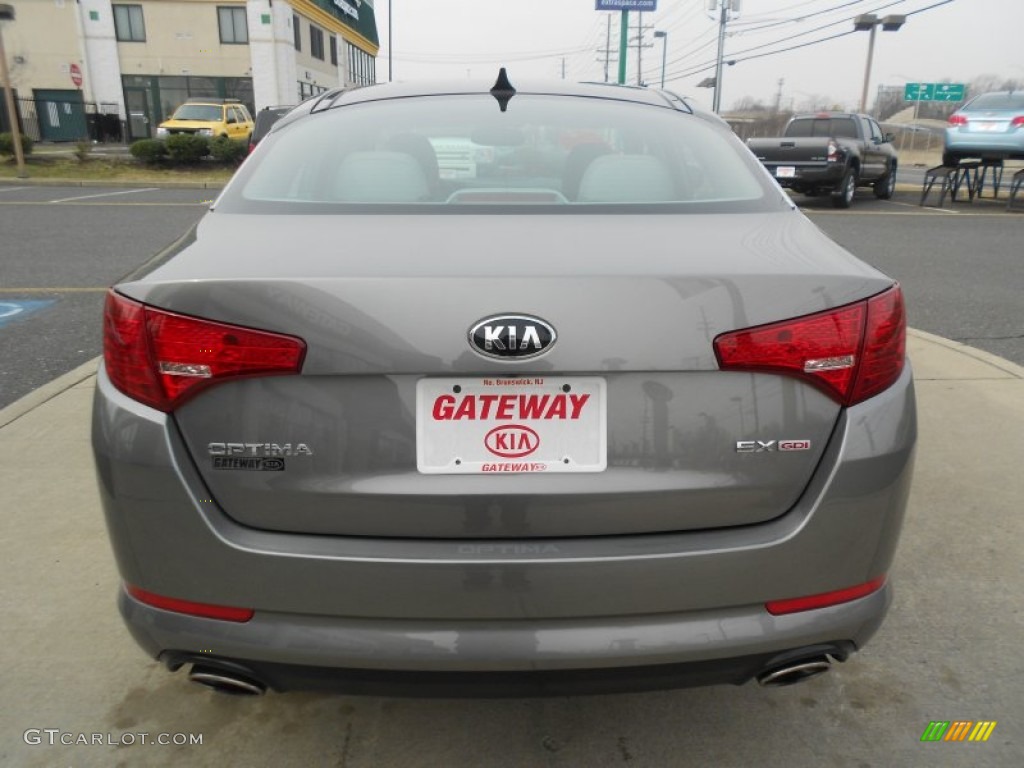 2013 Optima EX - Titanium Silver Metallic / Gray photo #6