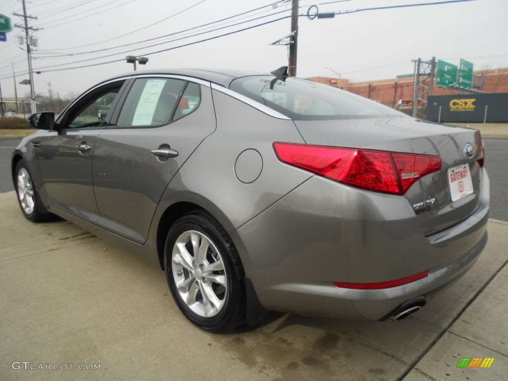2013 Optima EX - Titanium Silver Metallic / Gray photo #8