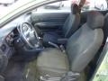 2009 Hyundai Accent Black Interior Front Seat Photo