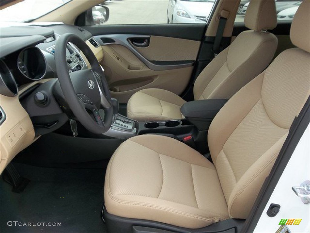 2013 Hyundai Elantra GLS Front Seat Photo #77694294