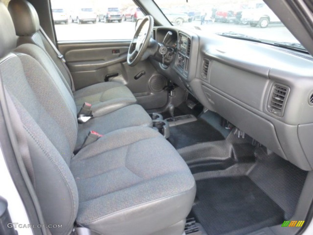 Dark Charcoal Interior 2005 Chevrolet Silverado 1500 LS Extended Cab 4x4 Photo #77694522