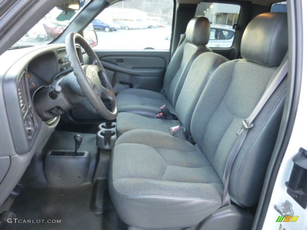 Dark Charcoal Interior 2005 Chevrolet Silverado 1500 LS Extended Cab 4x4 Photo #77694622